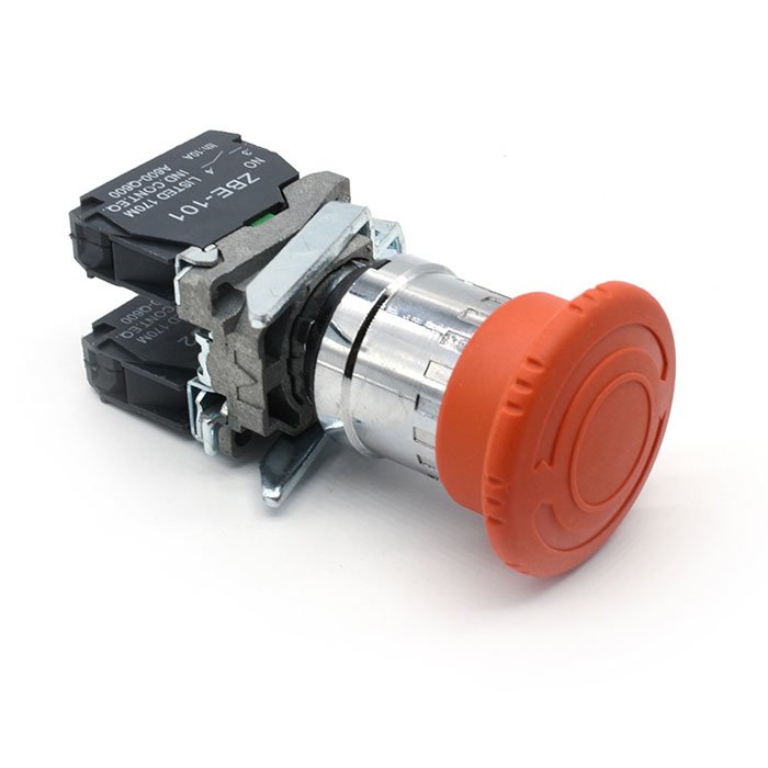 What is the emergency stop push button switch?