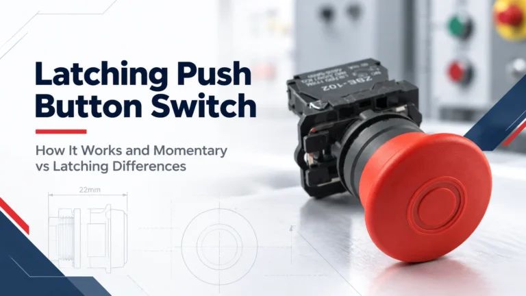 Latching Push Button Switch: How It Works and Momentary vs Latching Differences